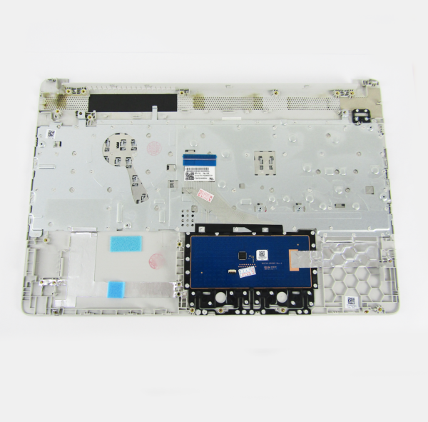 HP 250 G8 255 G8 15-DW Silver Palmrest Touchpad with Sensor + UK Non Backlit Silver Keyboard Compatible Models: HP 250 G8 | 255 G8 | 15-DW | 15-GW Series Part Number: L53737-031 | L52023-031