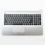 HP 250 G7 Silver Palmrest UK Keyboard