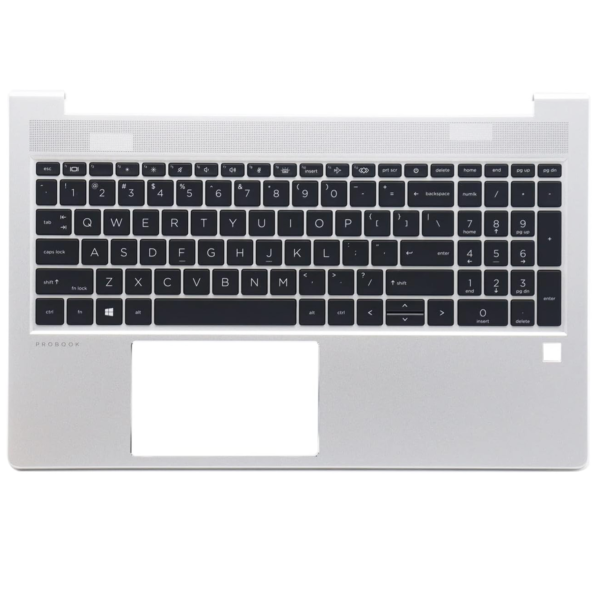 450 G8 Silver Palmrest | UK Keyboard