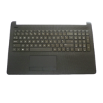 Black Palmrest UK QWERTY Keyboard