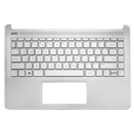 HP 14S-DQ Silver Palmrest UK Keyboard L88200-031