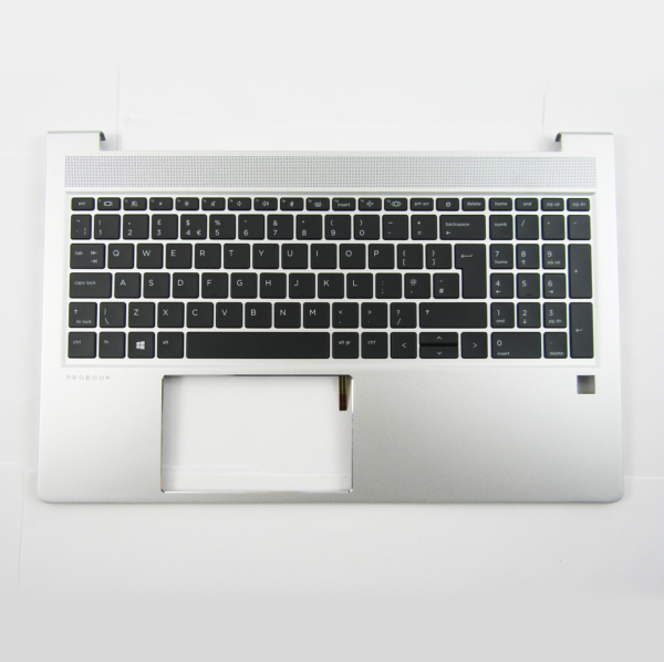 HP 450 G10 Silver Palmrest Backlit UK Keyboard